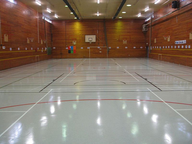 Deep Cleaning, Linemarking & Sealing Sports Hall, Finham Park School